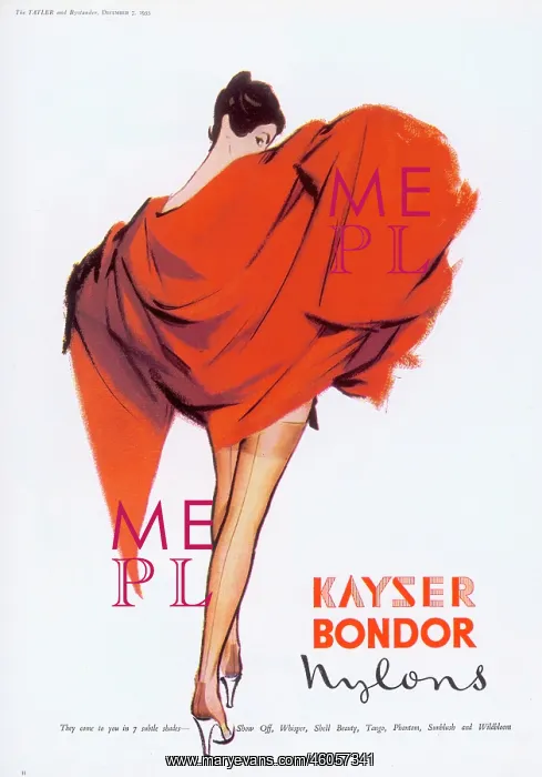 : Kayser Bondor Nylons advertisement : Kayser Bondor Nylons advertisement