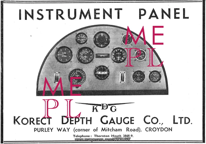 : KDG - Aircraft Instrument Panel : KDG - Aircraft Instrument Panel