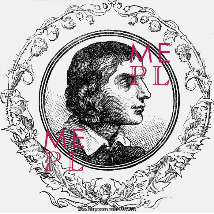 : Keats, John, 29. oder 31.10.1795 - 23.2.1821 : Keats, John, 29. oder 31.10.1795 - 23.2.1821