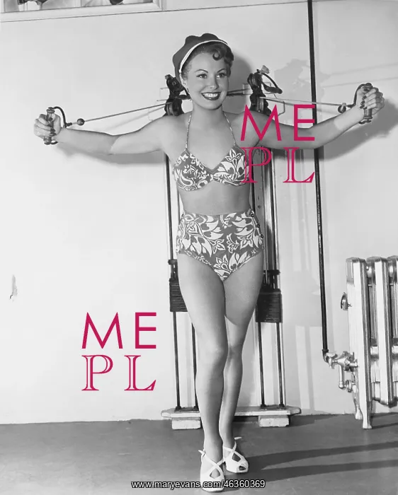 : Keeping her girlish figure : Keeping her girlish figure