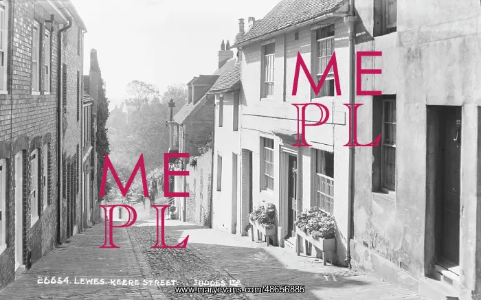 : Keere Street in Lewes : Keere Street in Lewes