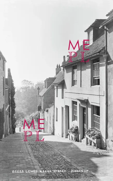 : Keere Street in Lewes : Keere Street in Lewes