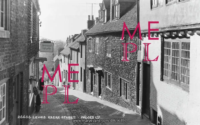 : Keere Street in Lewes : Keere Street in Lewes