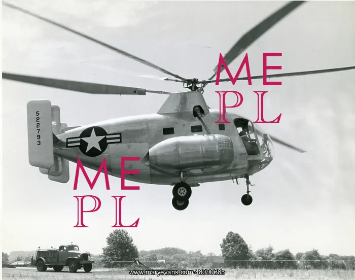 : Kellett XR-10, 45-22793, during flight : Kellett XR-10, 45-22793, during flight