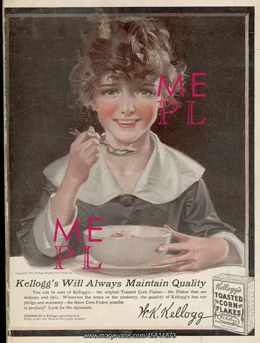 : KELLOGGS ADVERT / SAT.POST : KELLOGGS ADVERT / SAT.POST
