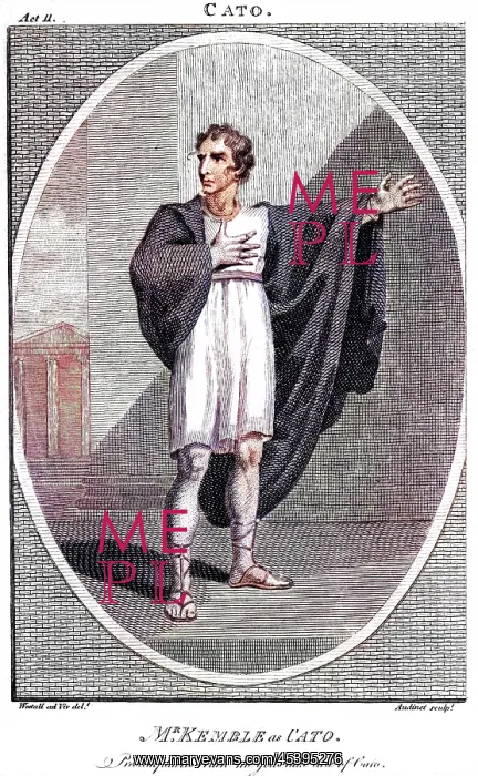 : KEMBLE AS CATO : KEMBLE AS CATO