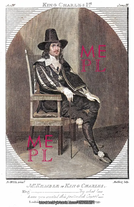 : KEMBLE AS CHARLES I : KEMBLE AS CHARLES I