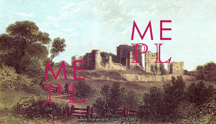 : Kenilworth Castle, Warwickshire 1860S : Kenilworth Castle, Warwickshire 1860S