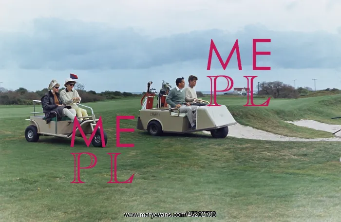 : The Kennedys golf with the Ben Bradlees ? : The Kennedys golf with the Ben Bradlees ?