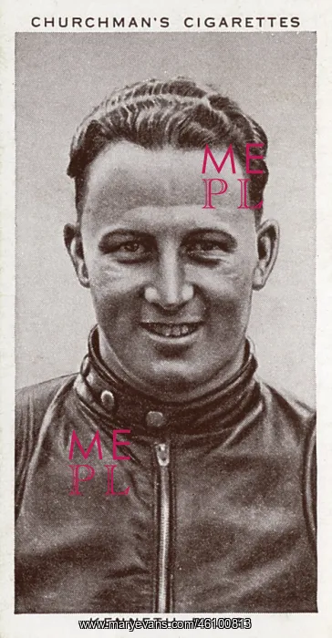 : Kenneth Bills, record breaking motorcyclist : Kenneth Bills, record breaking motorcyclist