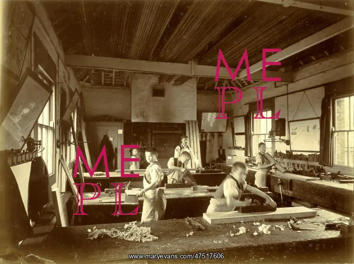 : Kensington & Chelsea District School, carpenter's shop