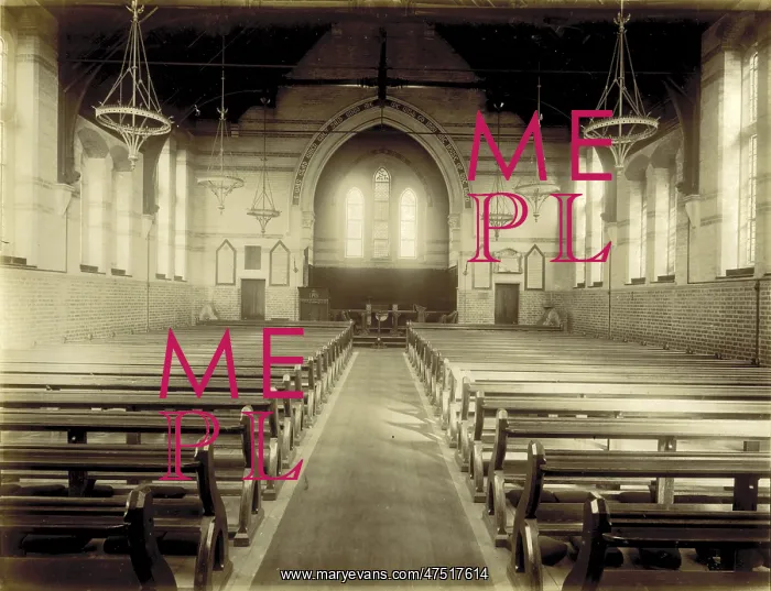 : Kensington & Chelsea District School, chapel interior : Kensington & Chelsea District School, chapel interior