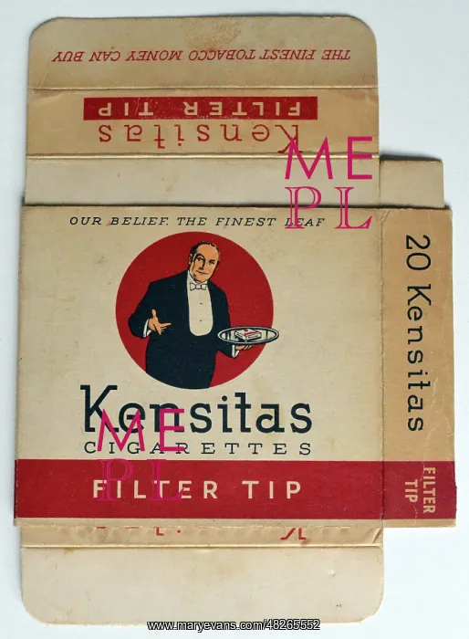  : Kensitas cigarette packet