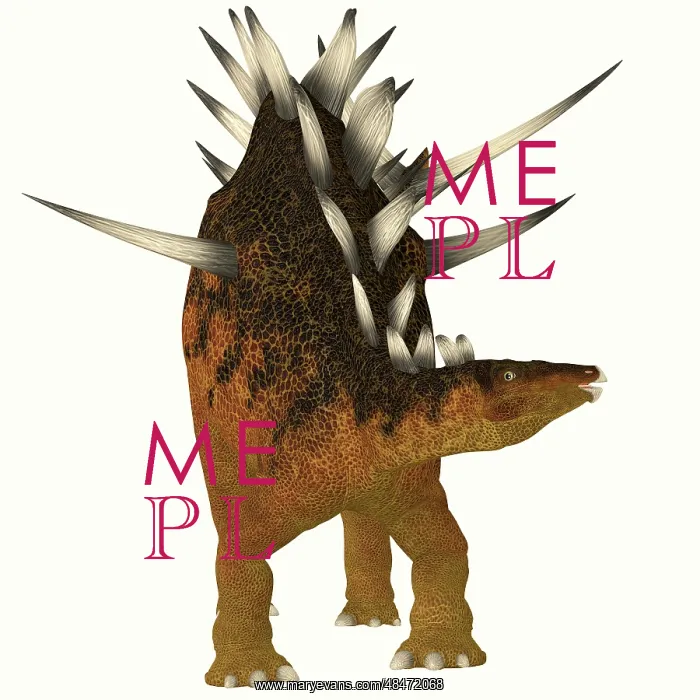 : Kentrosaurus dinosaur from the Jurassic Period : Kentrosaurus dinosaur from the Jurassic Period