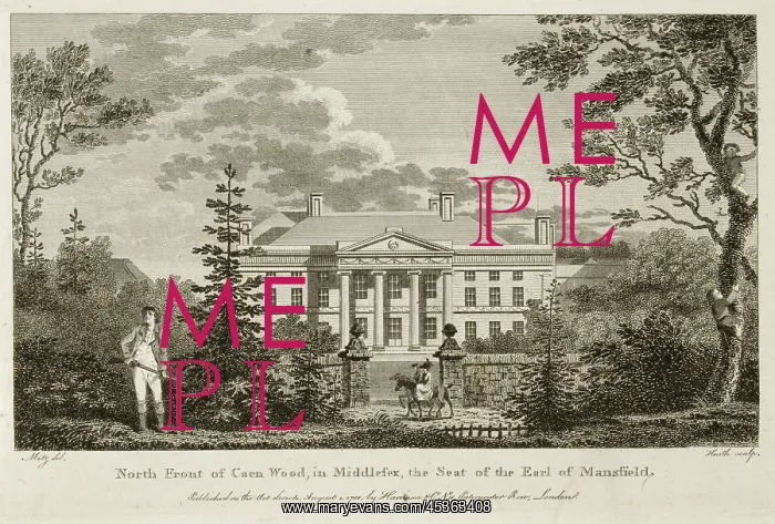 : Kenwood House engraving : Kenwood House engraving