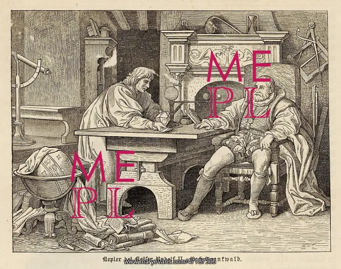 : Kepler with Rudolf II : Kepler with Rudolf II