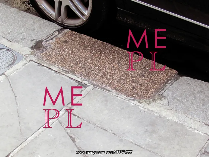 : Kerbstone marking cholera infected water pump : Kerbstone marking cholera infected water pump