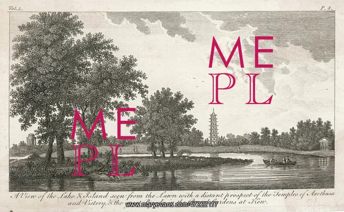 : KEW GARDENS, WITH PAGODA : KEW GARDENS, WITH PAGODA