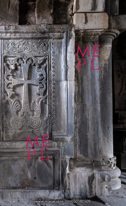 : Khachkar, Great Gavit, Haghpat monastery, Haghpat, Lori, Armenia : Khachkar, Great Gavit, Haghpat monastery, Haghpat, Lori, Armenia