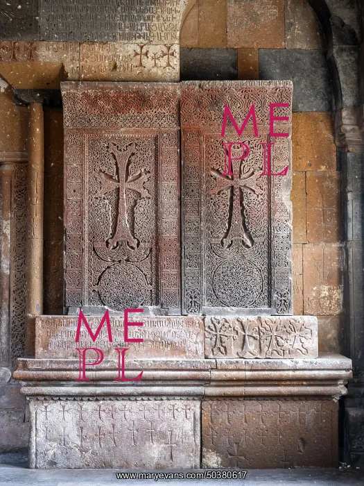 : Khachkars, Hovhannavank monastery, Ohanavan, Aragatsotn, Armenia : Khachkars, Hovhannavank monastery, Ohanavan, Aragatsotn, Armenia