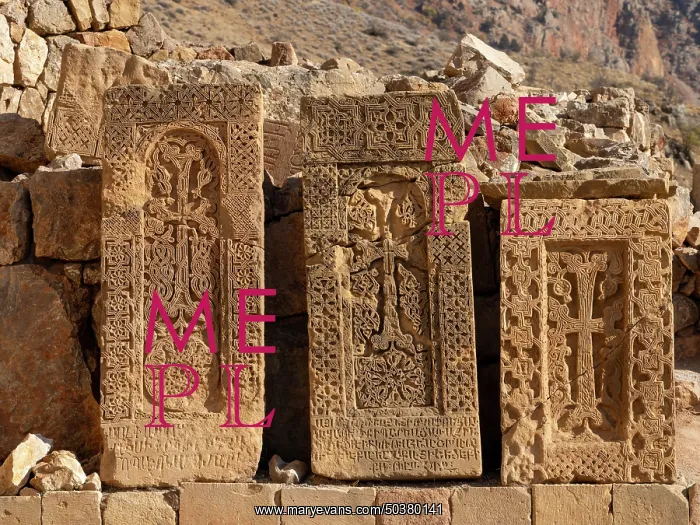 : Khachkars, Surb Karapet, Noravank monastery, Vayots Dzor, Armenia : Khachkars, Surb Karapet, Noravank monastery, Vayots Dzor, Armenia