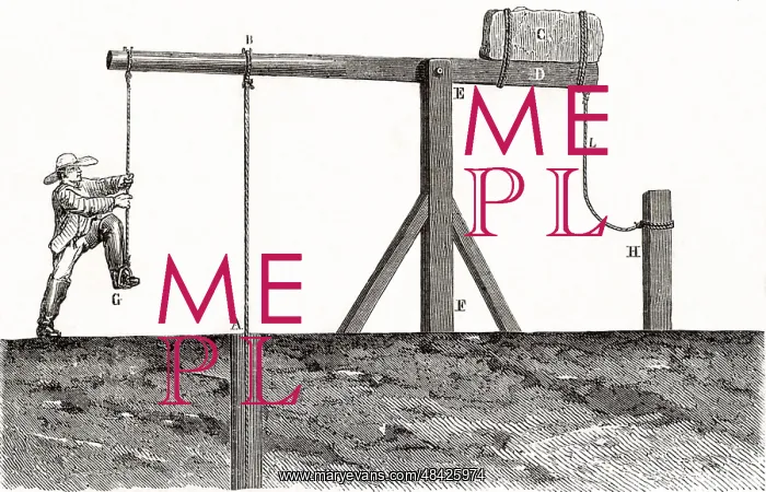 : Kicking-down a well. The spring-pawl method of : Kicking-down a well. The spring-pawl method of