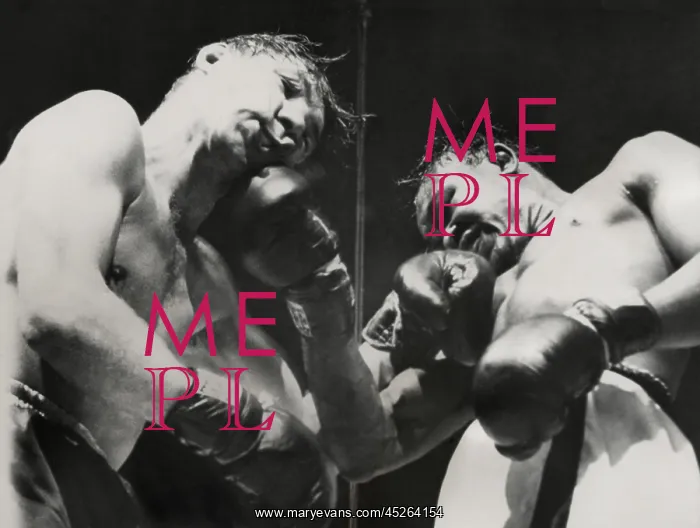 : Kid Gavilan (right) vs. Billy Graham, in 6th round : Kid Gavilan (right) vs. Billy Graham, in 6th round