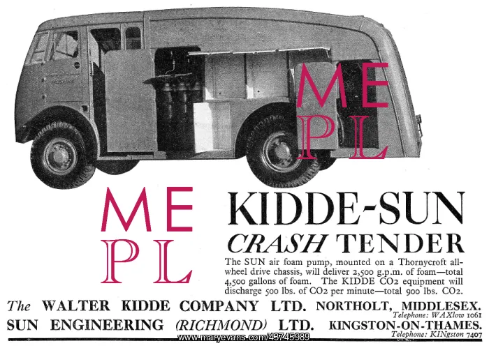 : Kidde-Sun Airfield Crash Tenders : Kidde-Sun Airfield Crash Tenders