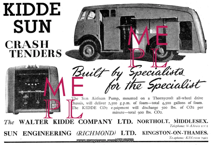 : Kidde-Sun Airfield Crash Tenders : Kidde-Sun Airfield Crash Tenders