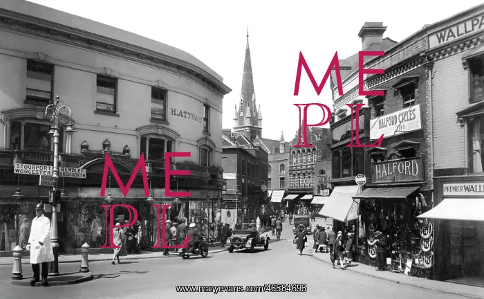 : Kidderminster, looking towards the Bull Ring 1931