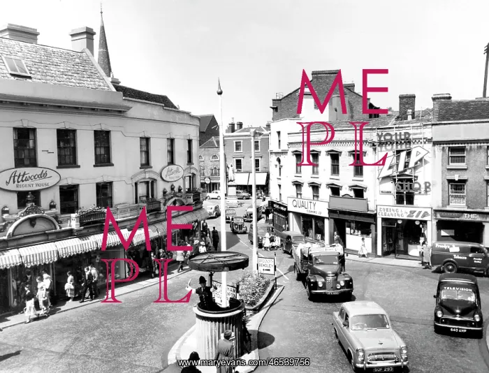  : Kidderminster, Town Centre 1957