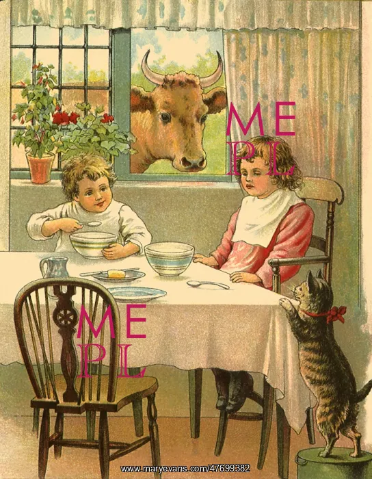  : Kids at Breakfast Table