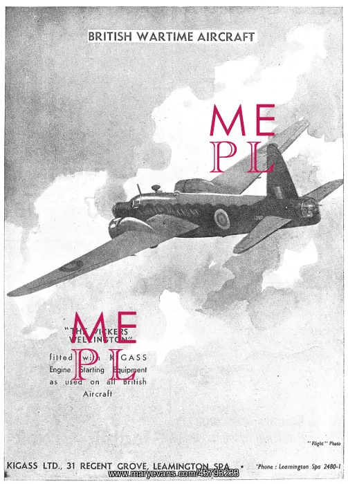 : Kigass Aero Engine Starting Equipment 1946 : Kigass Aero Engine Starting Equipment 1946