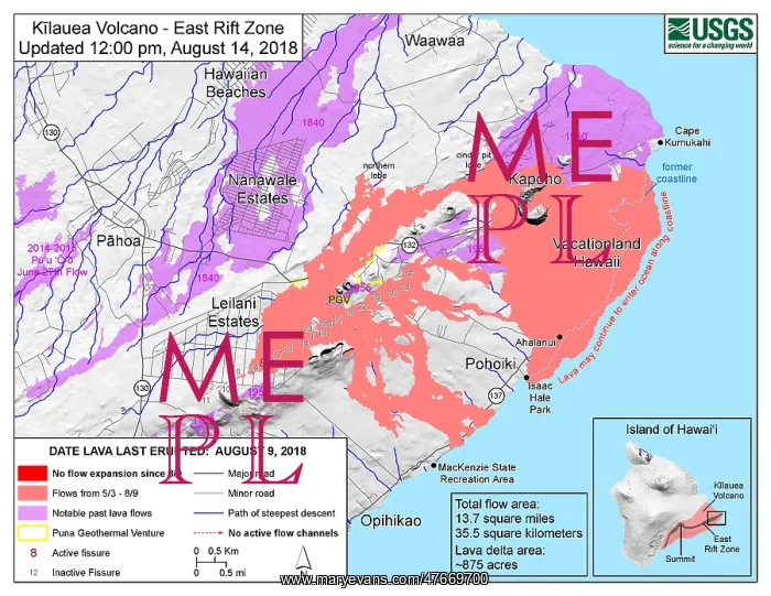 : Kilauea Eruption, August 2018 : Kilauea Eruption, August 2018