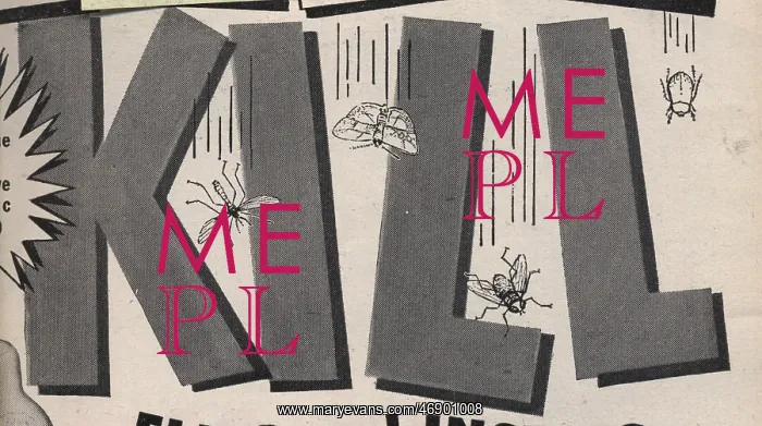 : Kill - font and text in Popular Mechanics magazine, May 1953 : Kill - font and text in Popular Mechanics magazine, May 1953