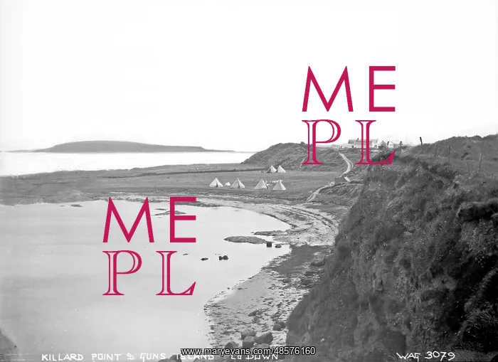 : Killard Point and Guns Island, Co. Down : Killard Point and Guns Island, Co. Down