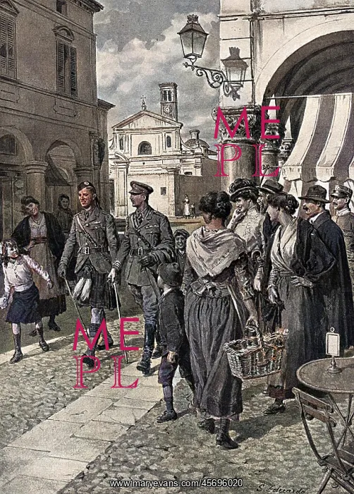 : The Kilt in Italy by WW1 : The Kilt in Italy by WW1