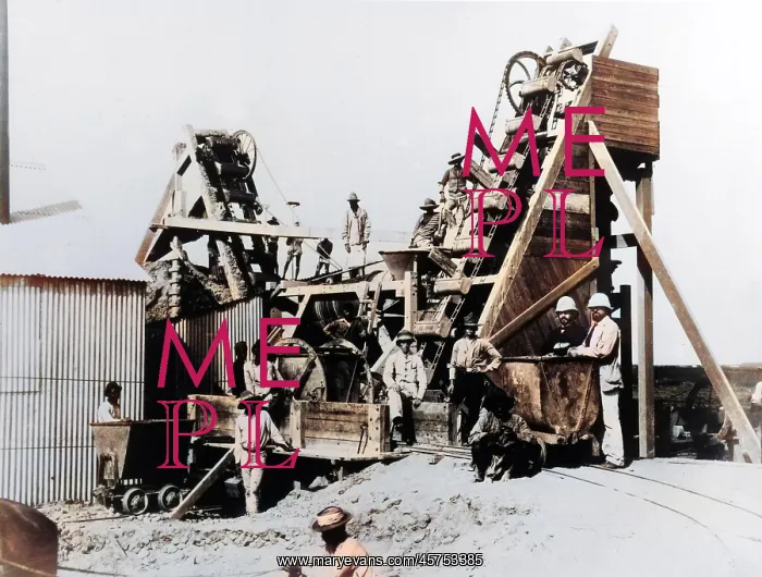: Kimberley Mine - diamond excavation : Kimberley Mine - diamond excavation
