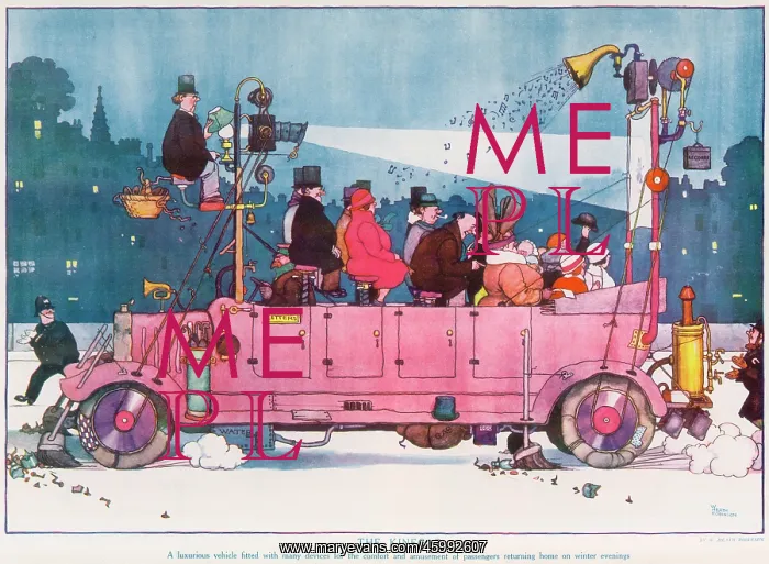 : The Kinecar by William Heath Robinson : The Kinecar by William Heath Robinson