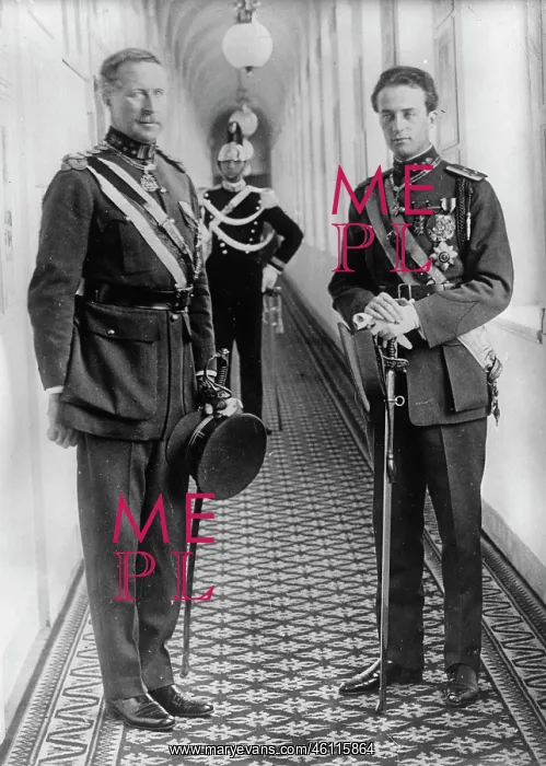 : King Albert and Leopold of Belgium : King Albert and Leopold of Belgium