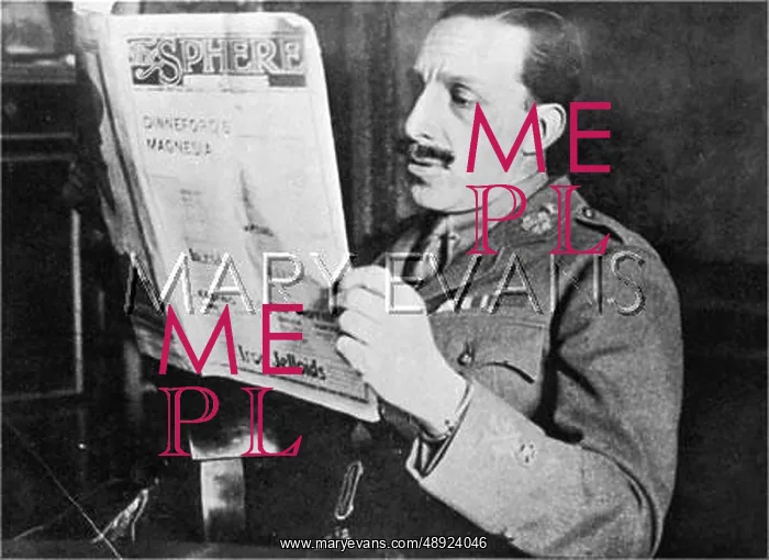 : King Alfonso XIII of Spain reading The Sphere : King Alfonso XIII of Spain reading The Sphere