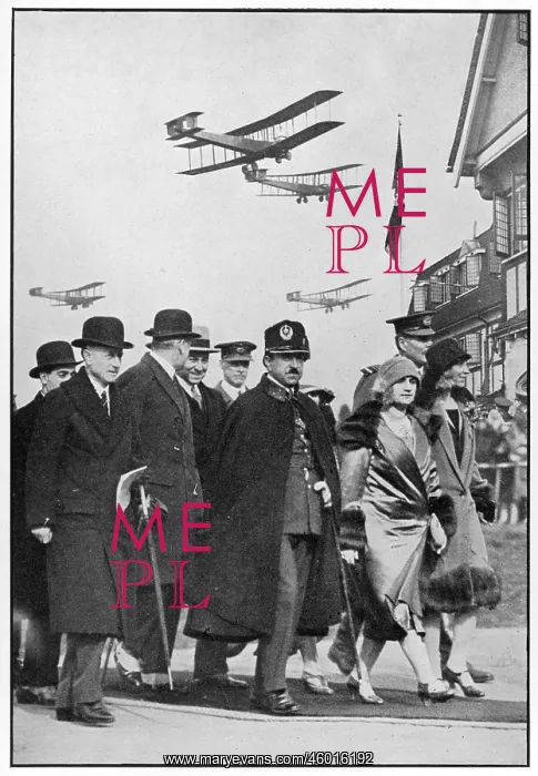 : King Amanullah at Hendon 1928 : King Amanullah at Hendon 1928