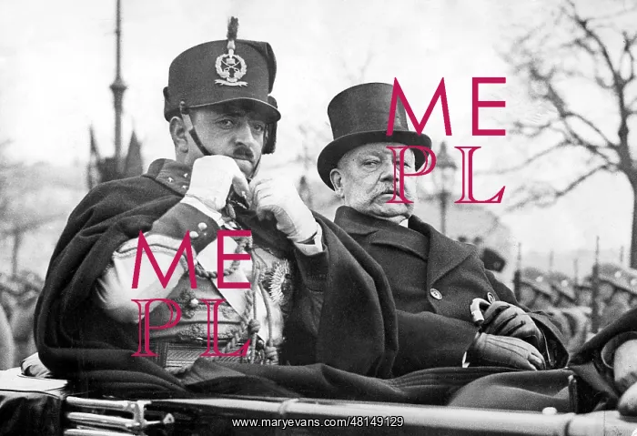 : King Amanullah Khan and Paul von Hindenburg in Berlin, 1928 : King Amanullah Khan and Paul von Hindenburg in Berlin, 1928