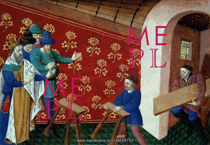 : The King Arthur ordering the banquet preparation for Knights : The King Arthur ordering the banquet preparation for Knights