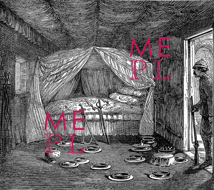 : The King of Ashanti's bed 1874 : The King of Ashanti's bed 1874