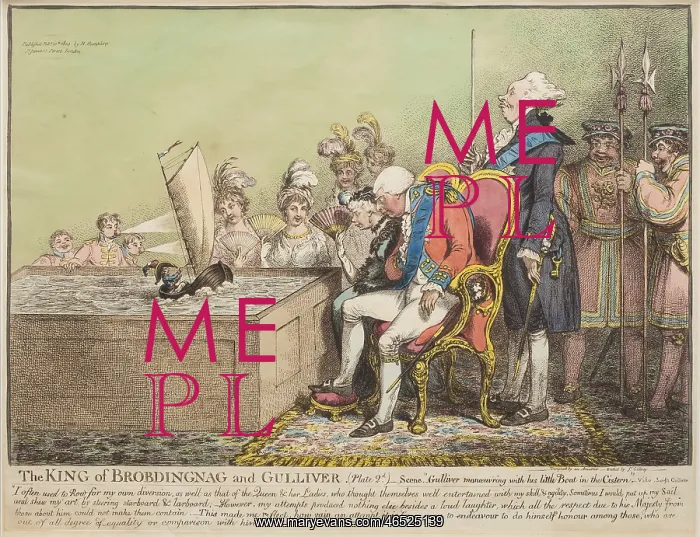 : The King of Brobdingnag and Gulliver, 1804 : The King of Brobdingnag and Gulliver, 1804