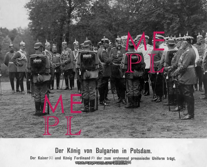 : The King of Bulgaria in Potsdam, 1912 : The King of Bulgaria in Potsdam, 1912
