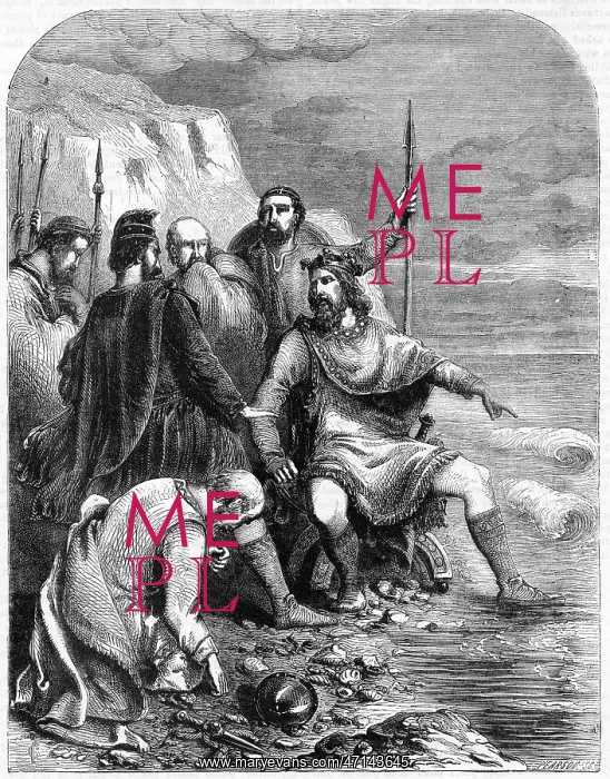  : King Canute gets his feet wet
