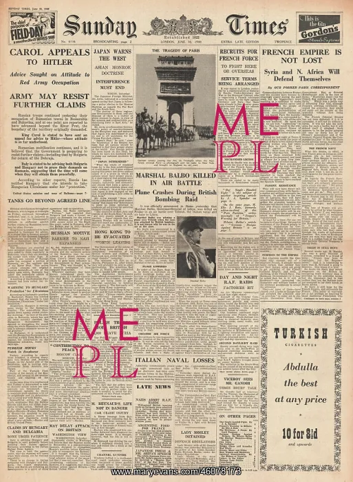 : King Carol appeals to Hitler : King Carol appeals to Hitler