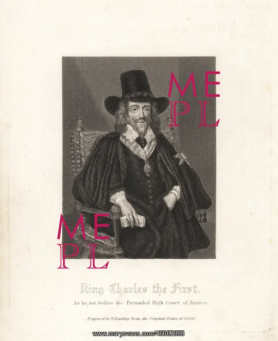  : King Charles I of England at his trial, 1649